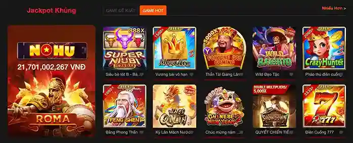 Hình ảnh trò chơi jackpot của Nohu90